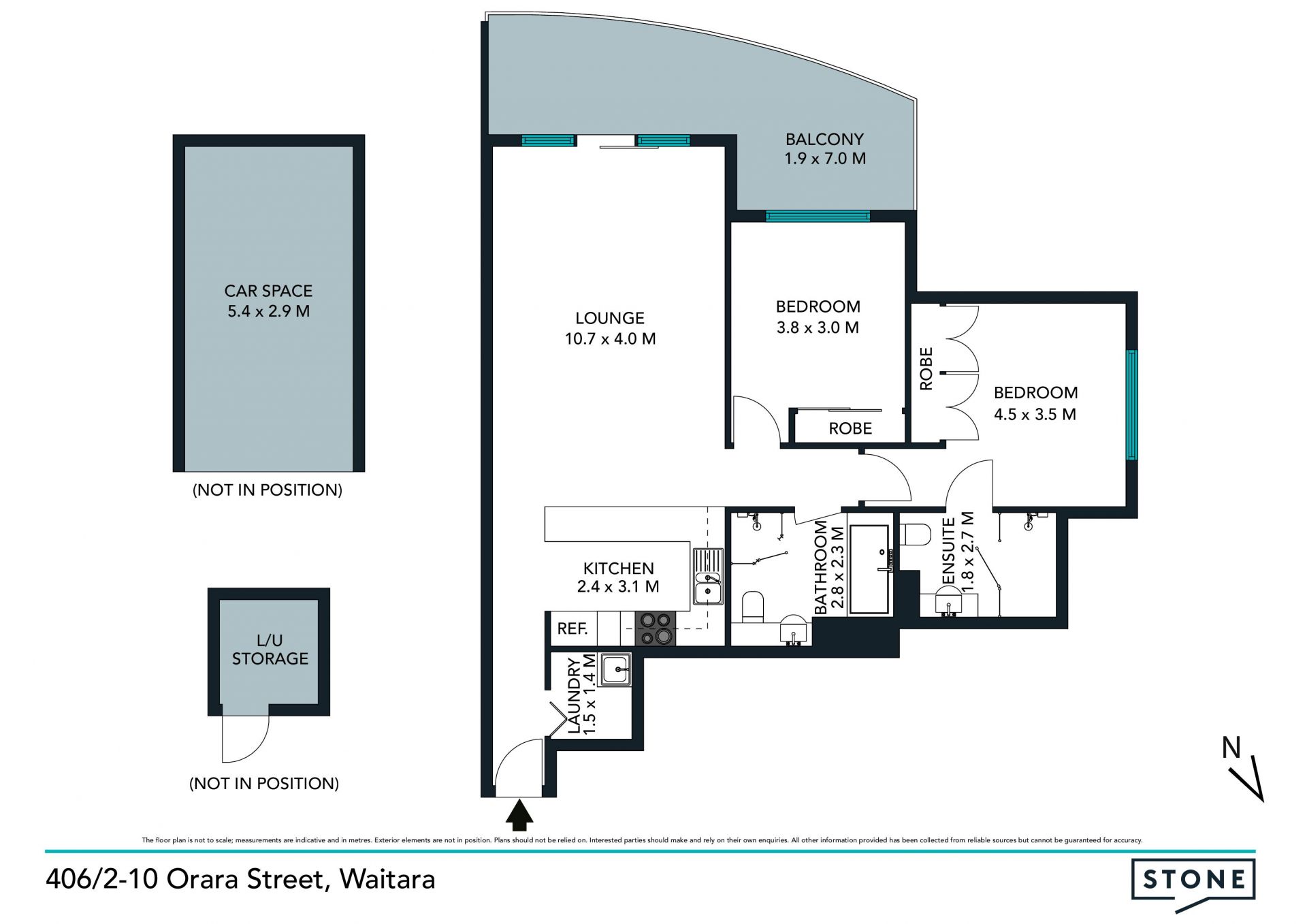 Light-filled apartment in exclusive and sought-after complex