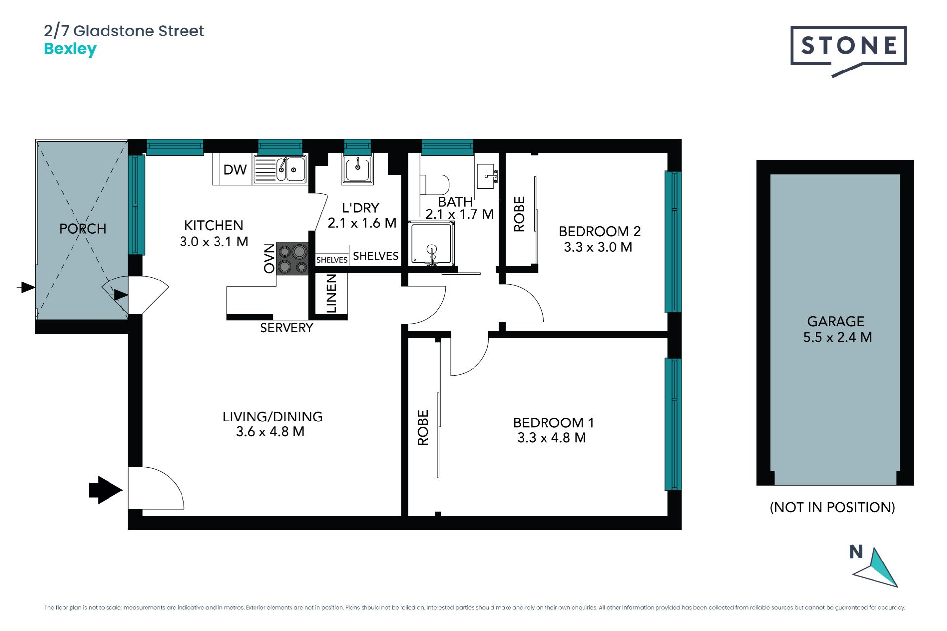 Modernised ground-floor unit