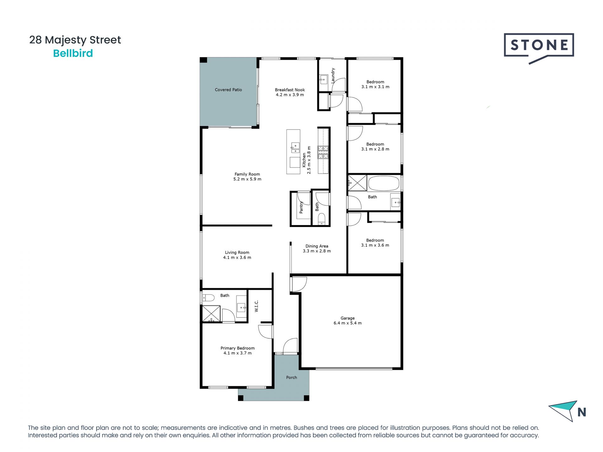 4 Bedroom + Study Space!