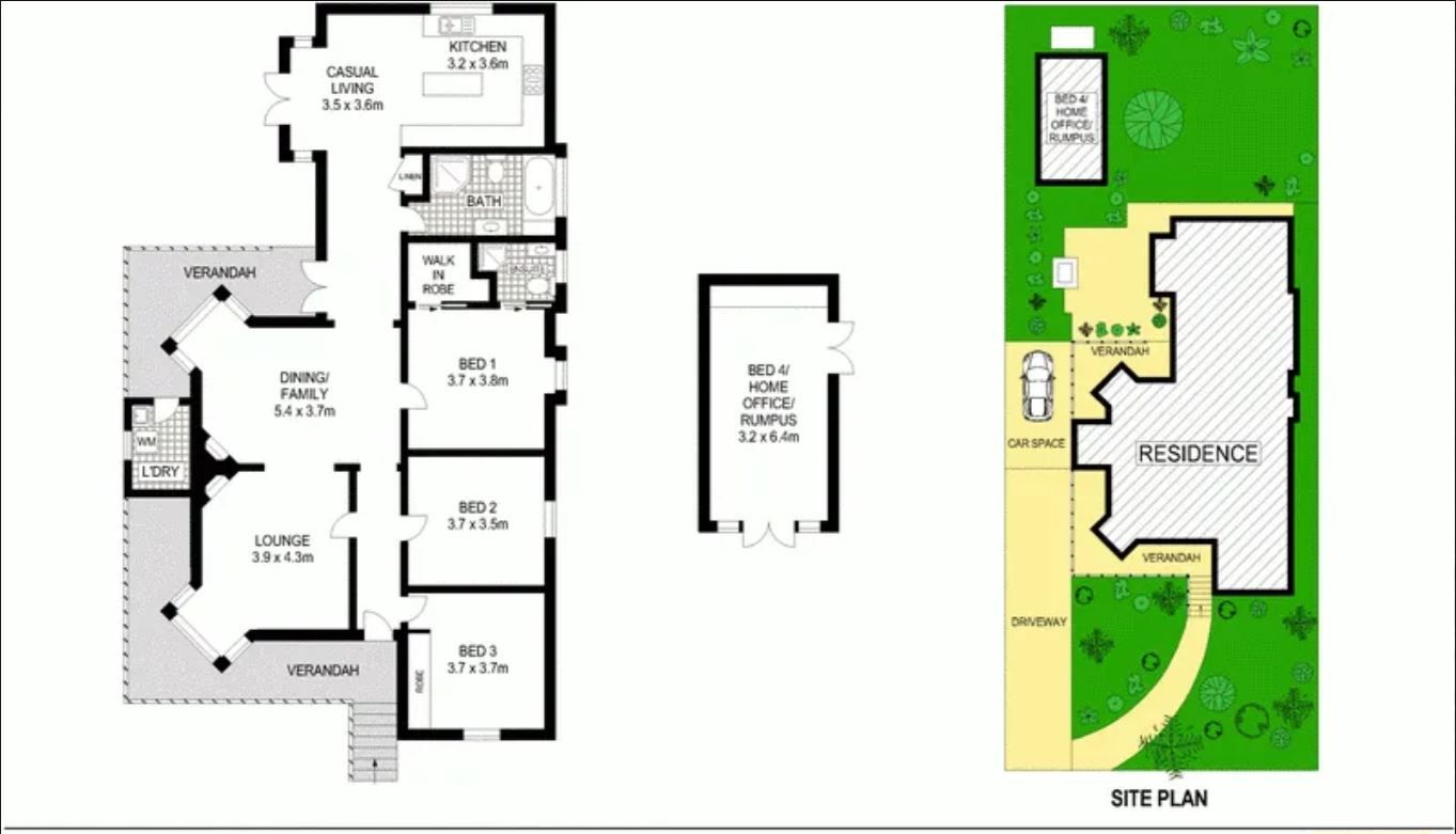 Character-filled home with self contained granny flat/studio