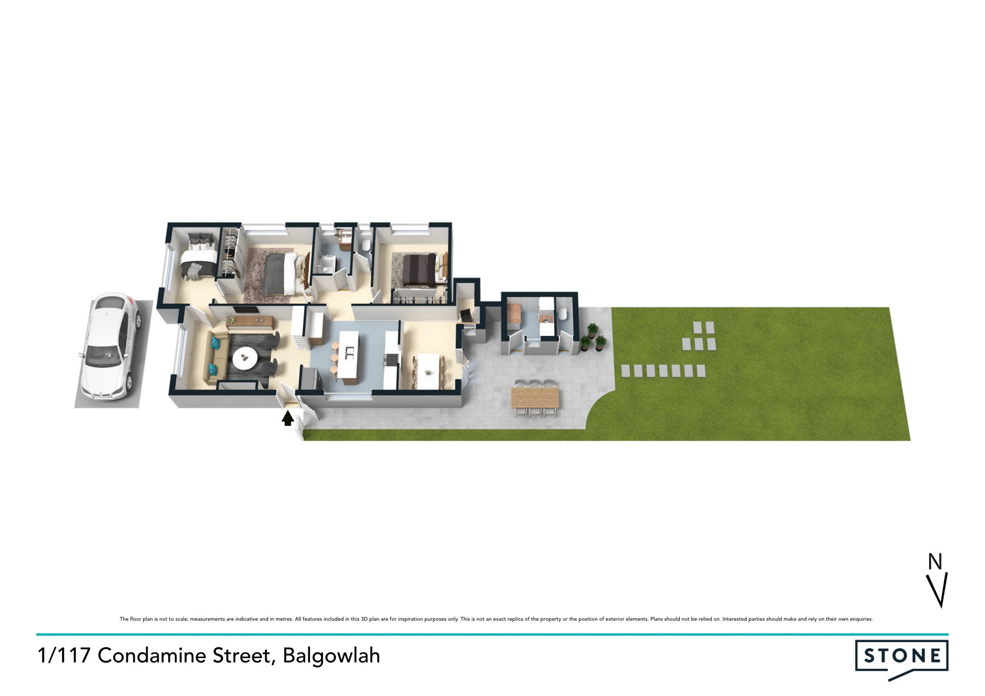 Elegant lower duplex with a fabulous rear garden
