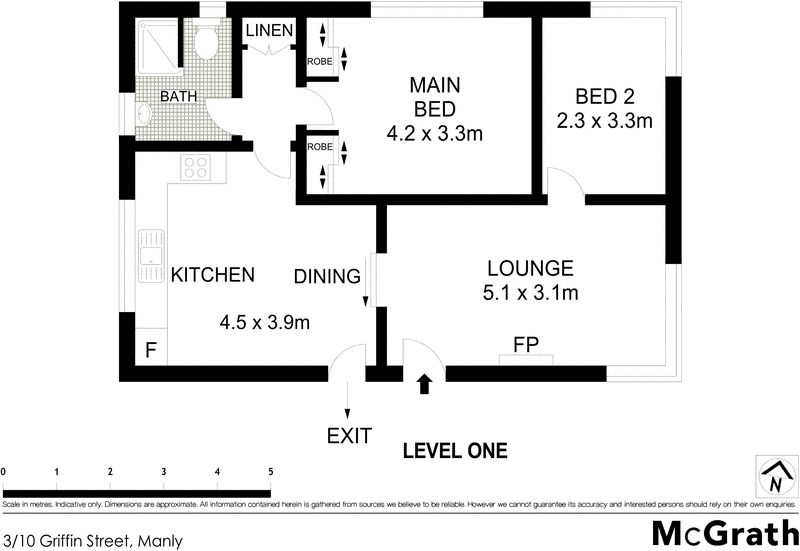 Sunlit apartment in a popular lifestyle address