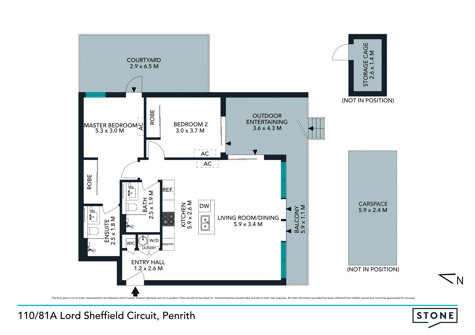 Spacious apartment with versatile floorplan