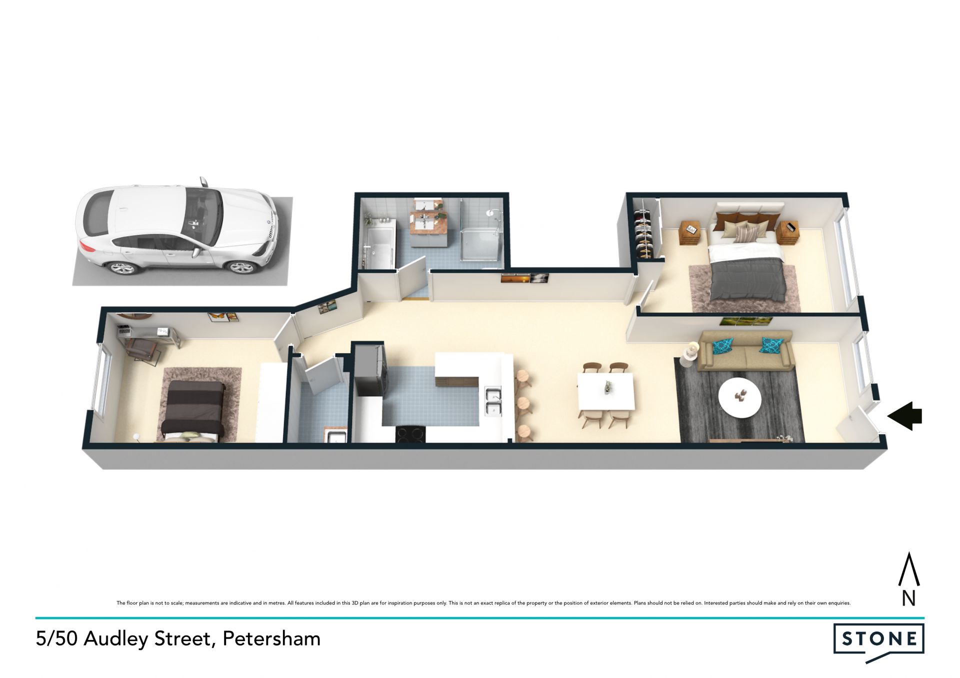 Extra-large ground floor apartment in prime locale