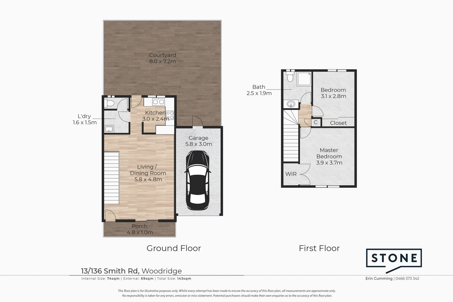 Spacious Tidy Townhouse