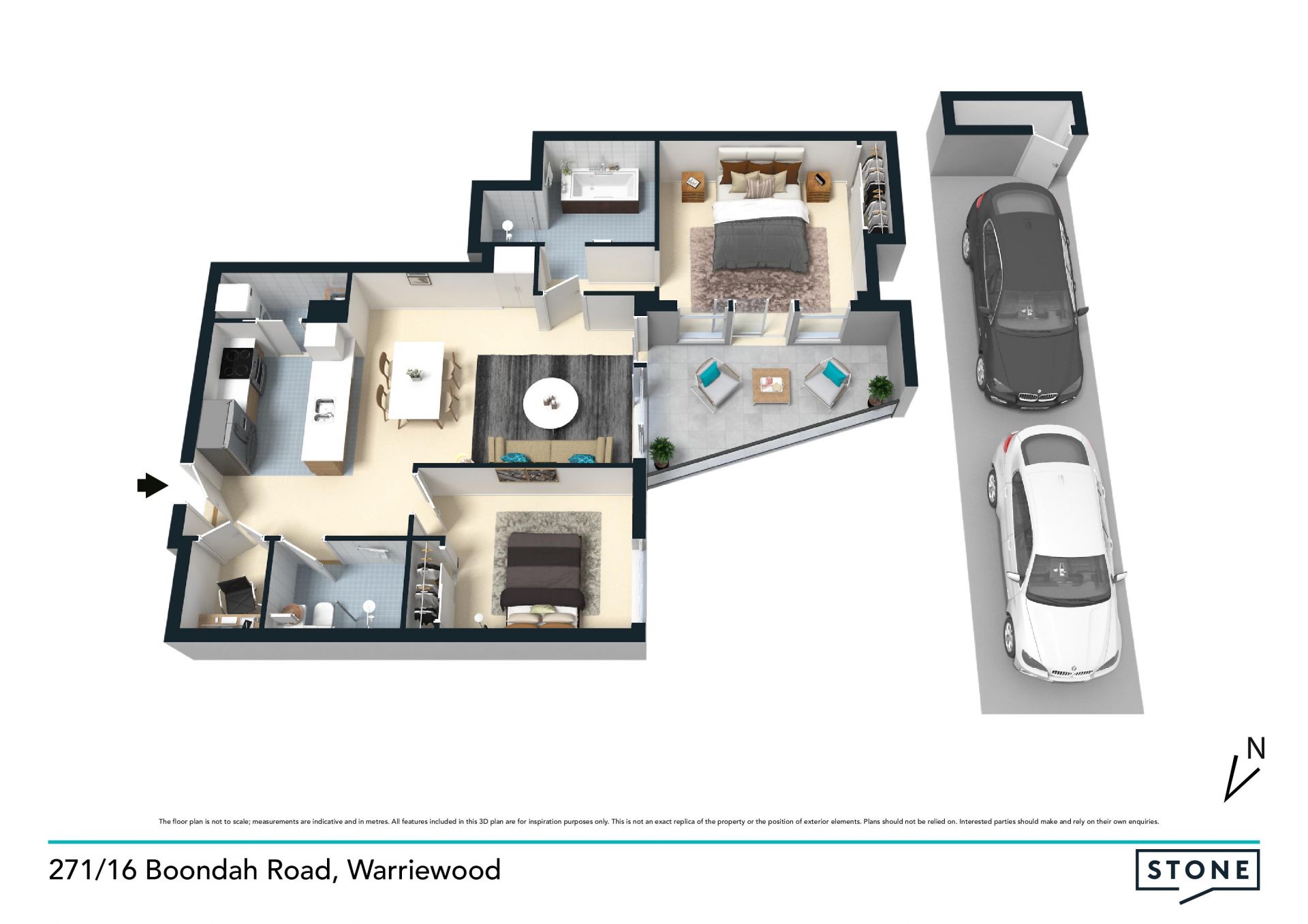 Stylish premium apartment with serene outlook