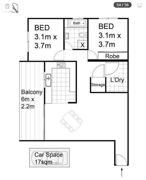 Gorgeous spacious 2 bedroom apartment