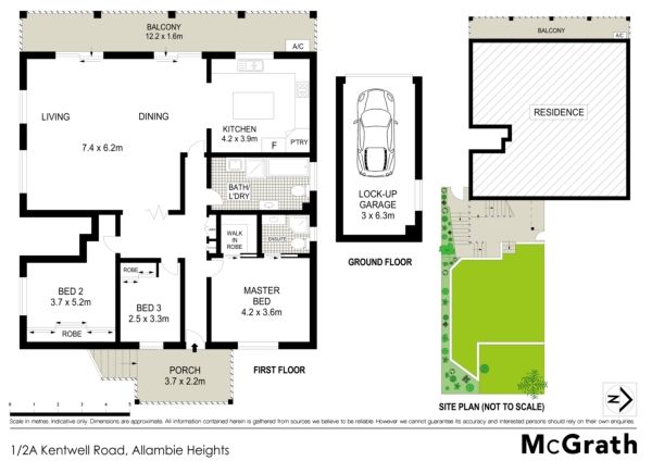 Top floor duplex apartment enjoying a north aspect