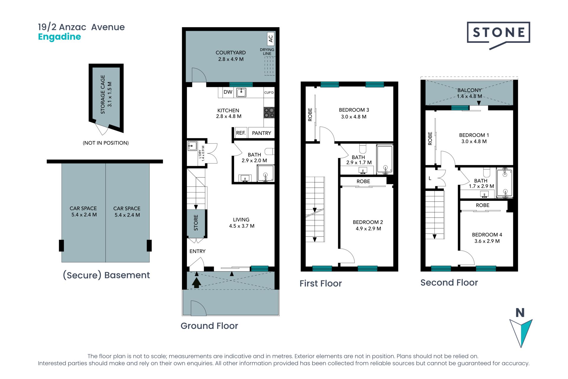 Centrally located, stylish townhouse