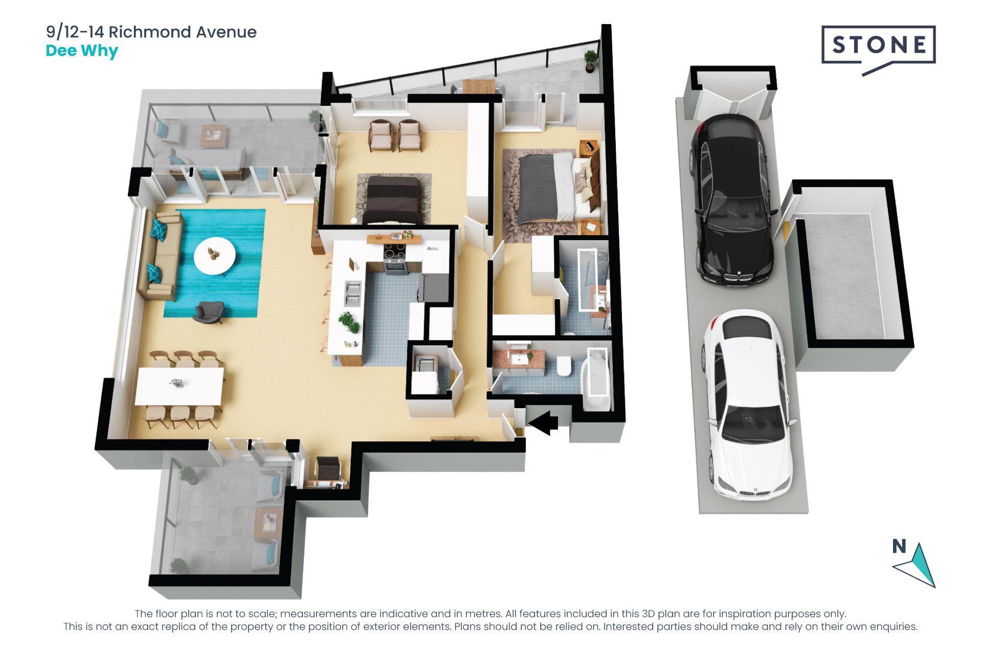Luxury apartment in lifestyle location