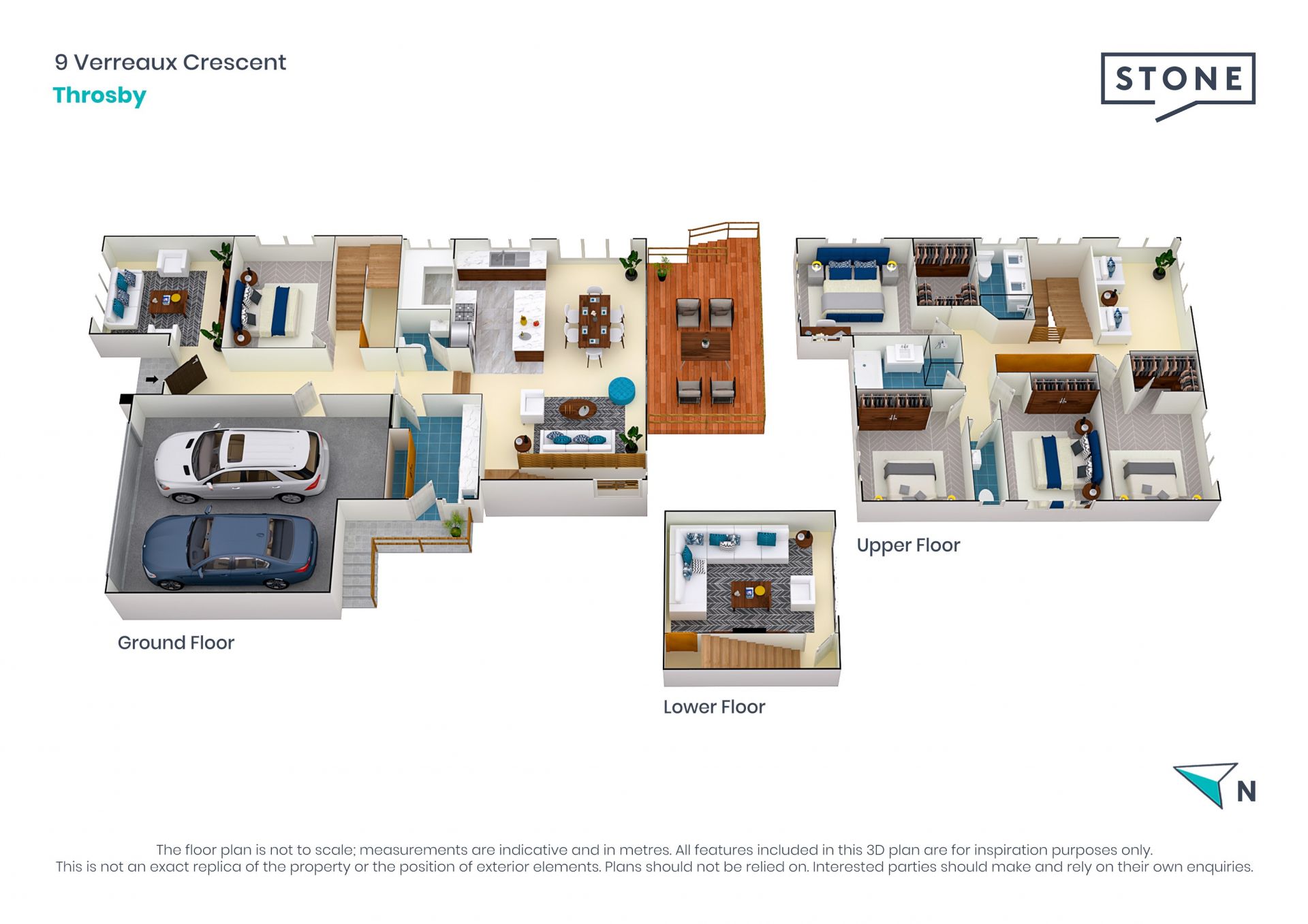 Fully equipped, spacious and modern custom home that is only 6 months old.