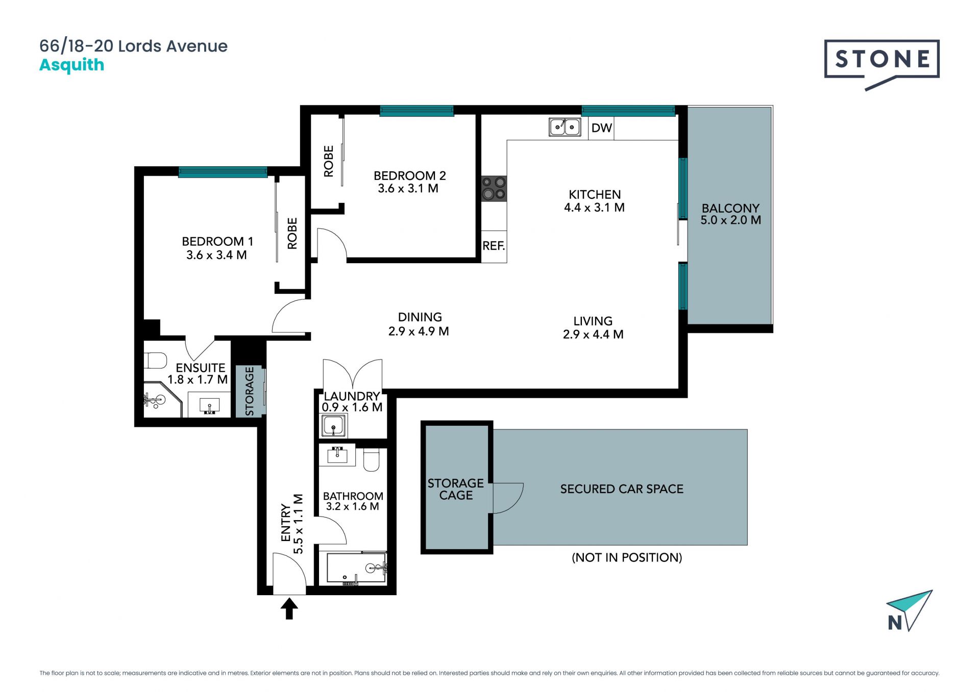 North facing | located close to everything