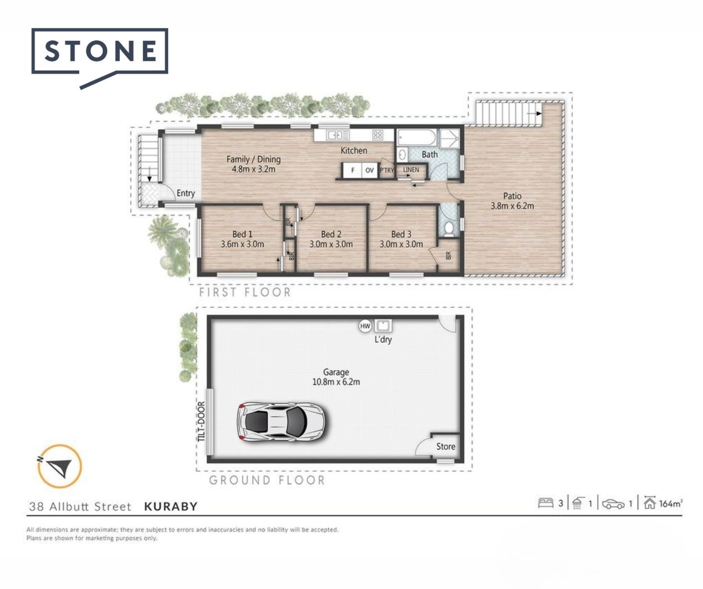 3-Bedroom Home with Spacious Deck in Prime Location