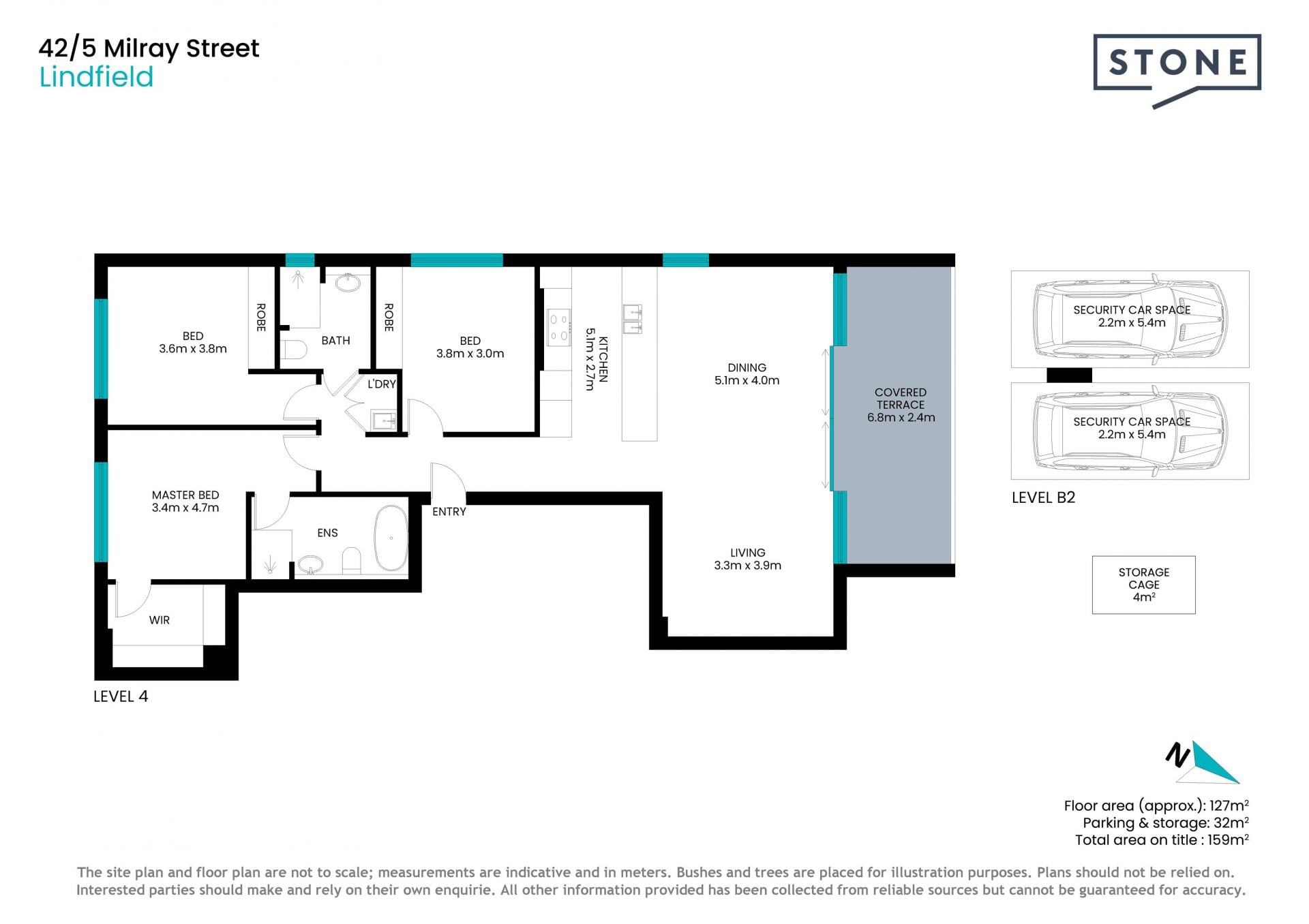 Luxurious top floor stunner in premier location