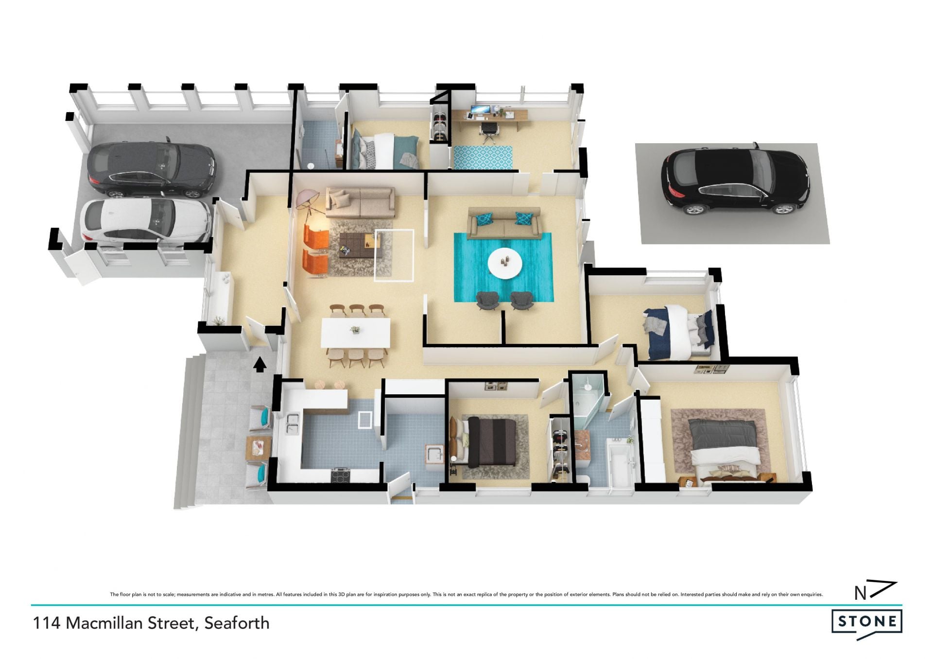 North facing family home on a 777sqm block