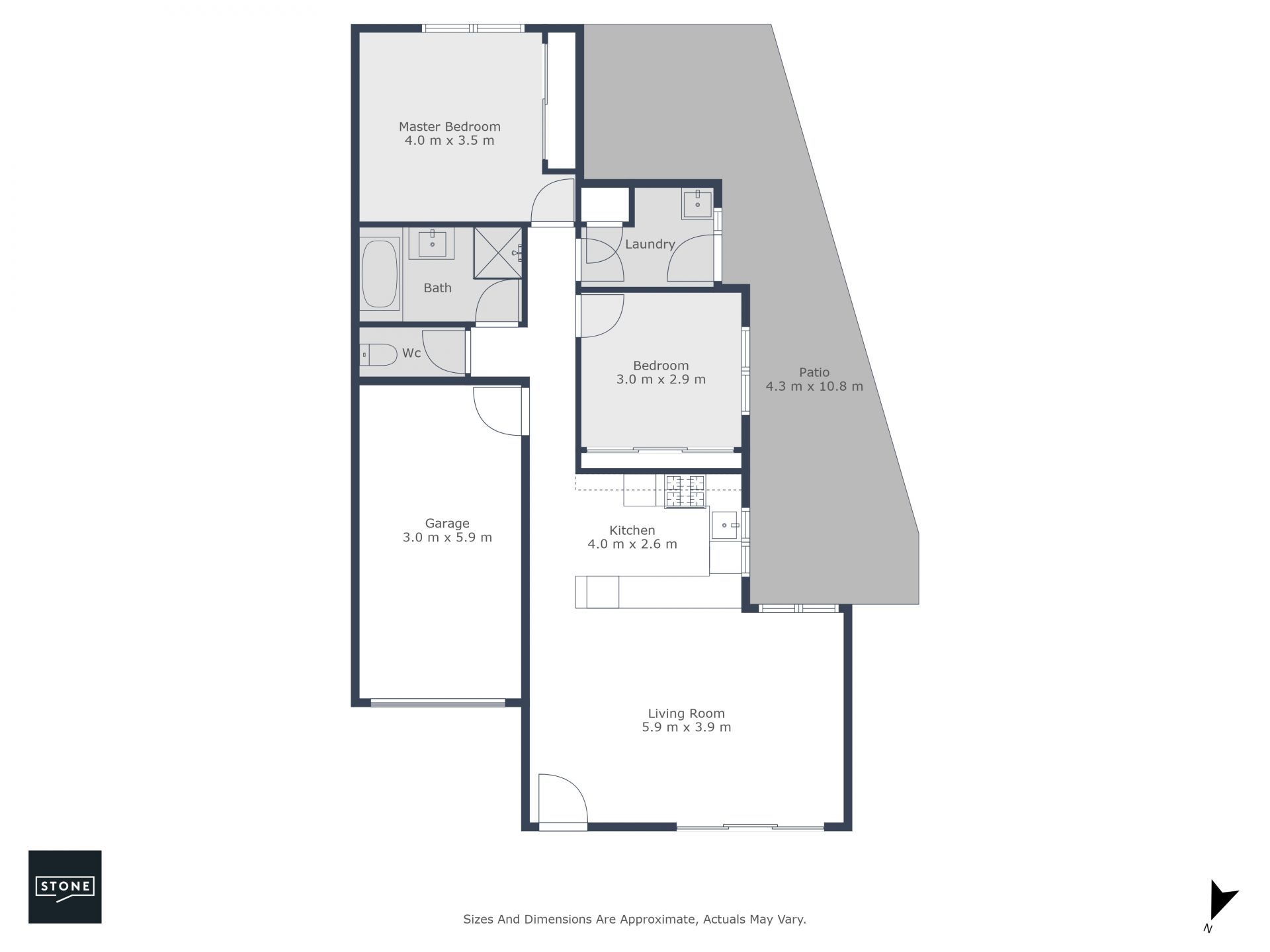 Spacious and comfortable two bedroom home!