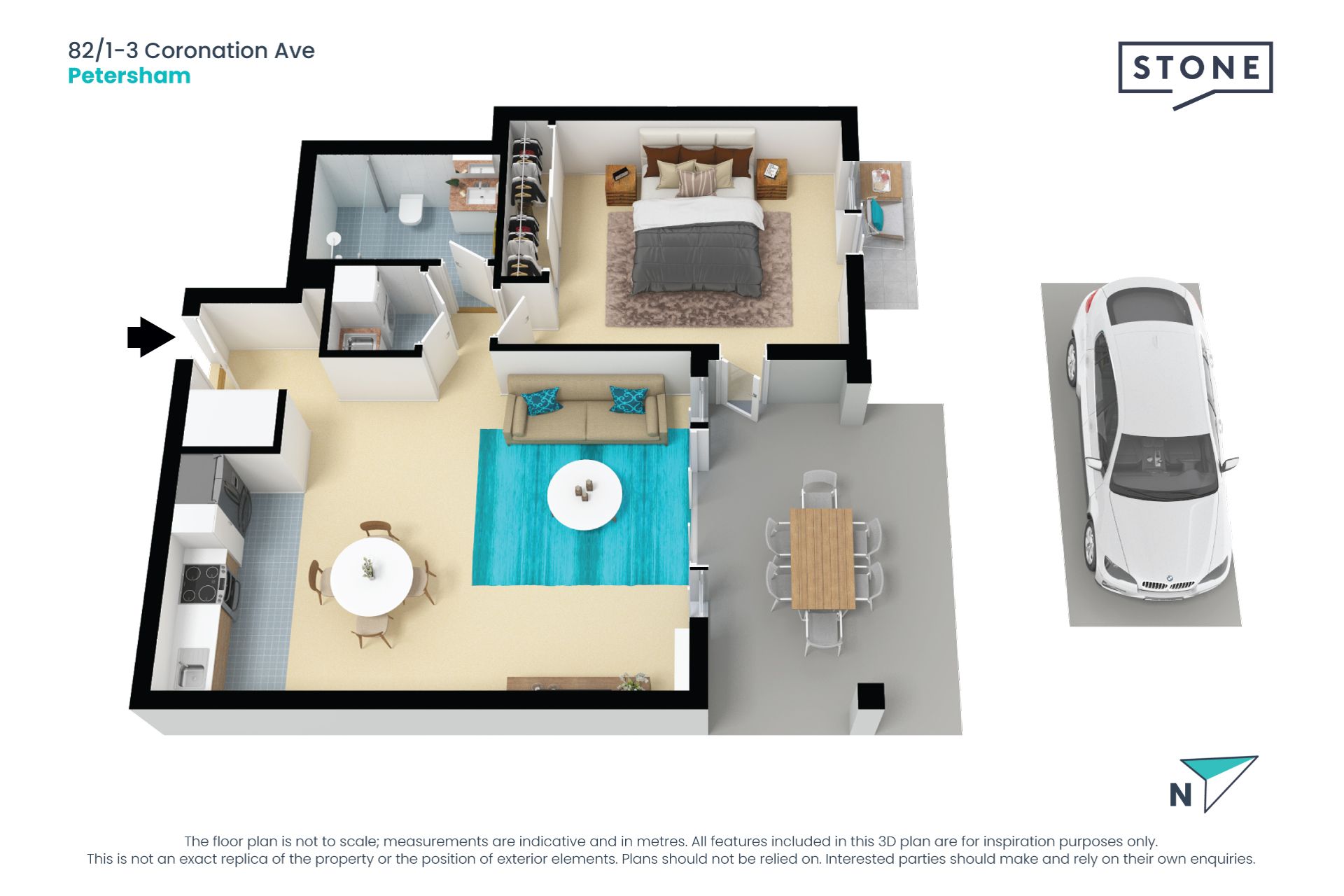 Lifestyle appeal in a smart courtyard apartment