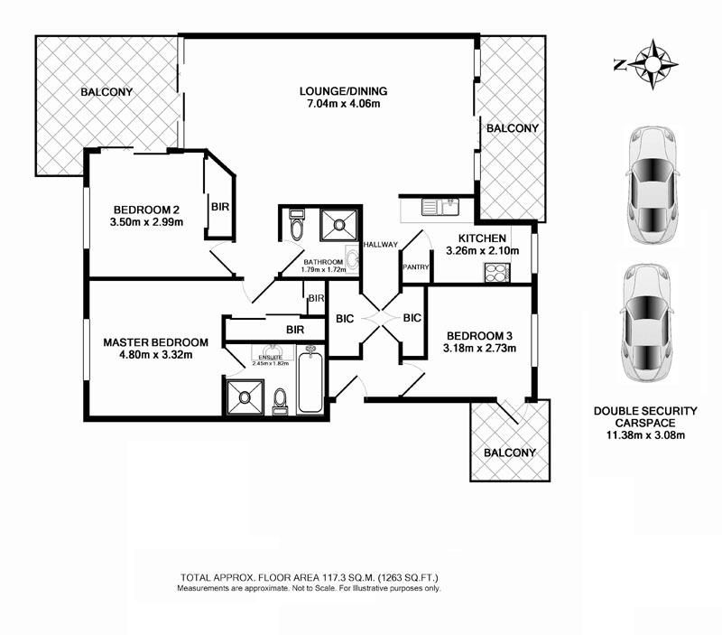 Modern Three Bedroom Apartment