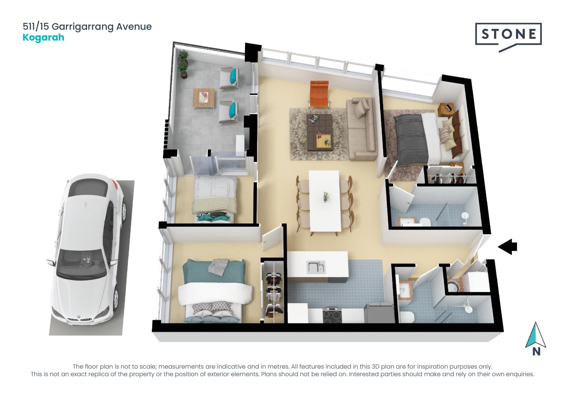 North Facing Spacious Apartment