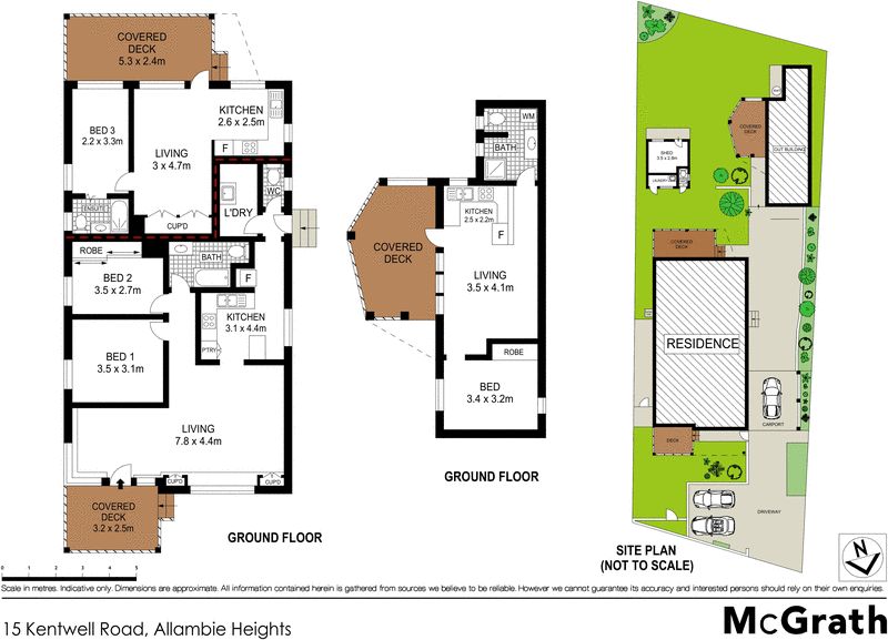 Unsurpassable investment. Three self-contained accommodations