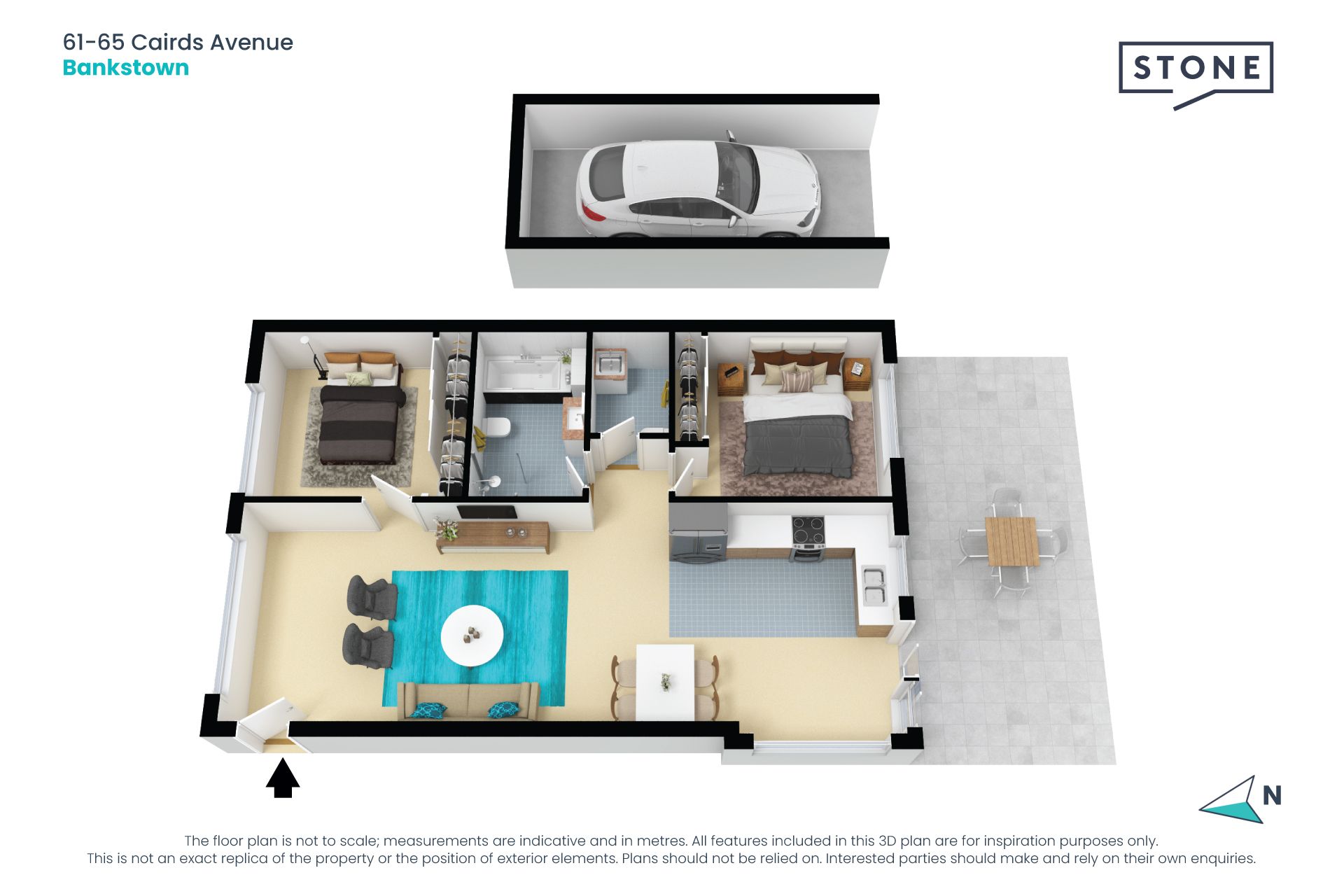 The perfect courtyard apartment