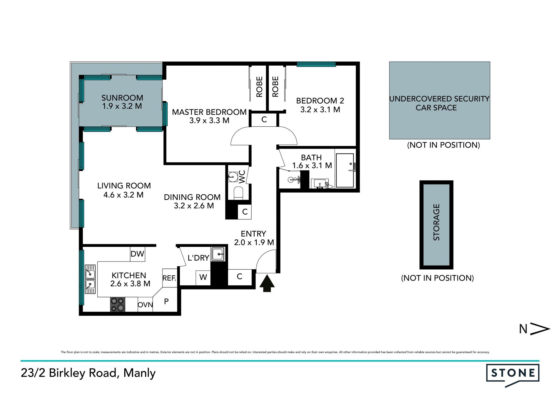 Panoramic harbour views and scope to value add