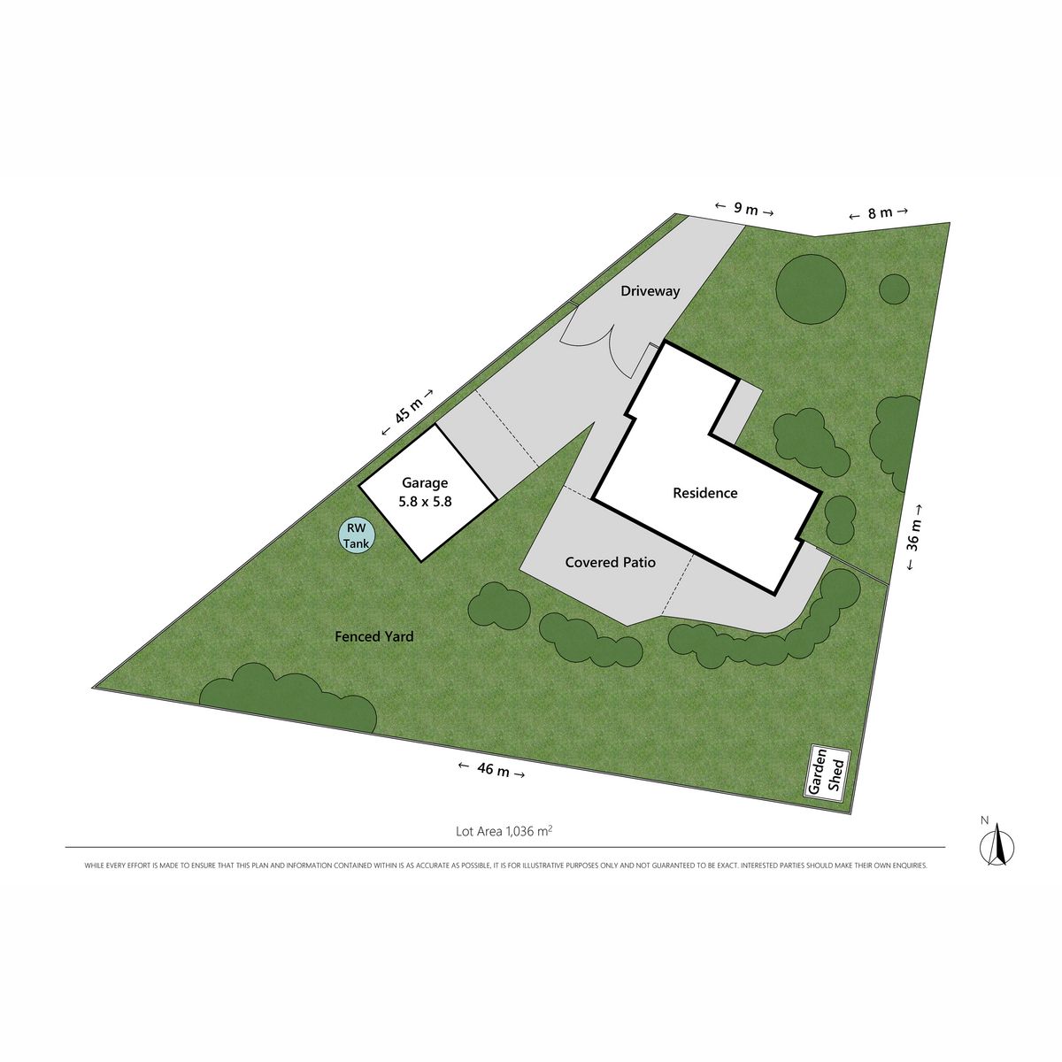 FAMILY HOME ON 1036M2 WITH A SHED