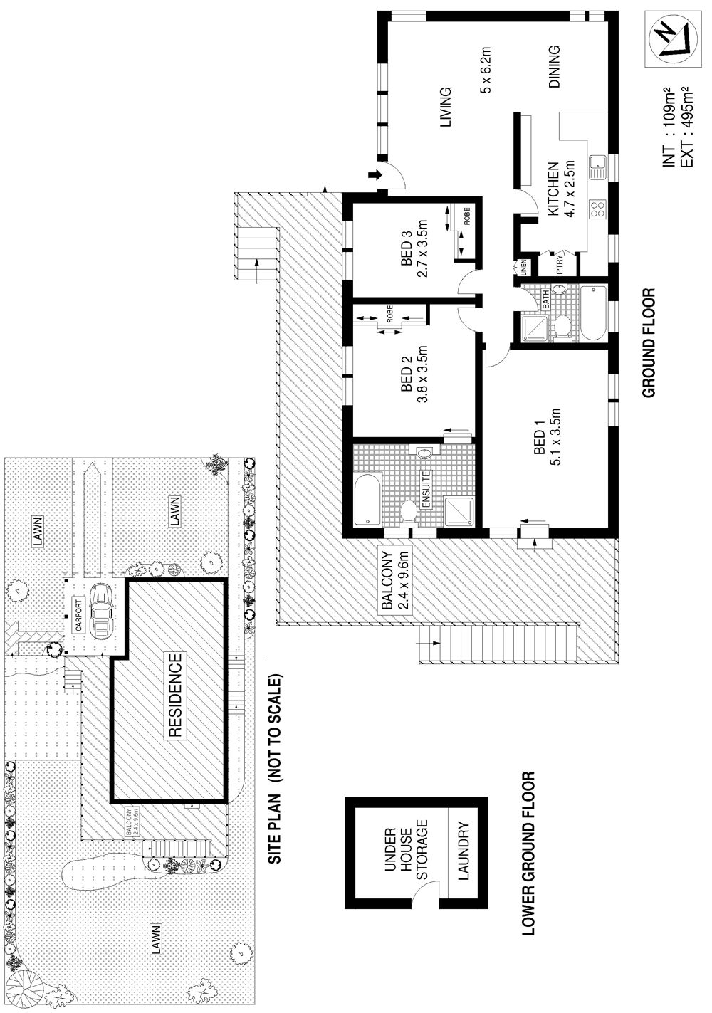 Wide fronted home on near-level private lawns and gardens