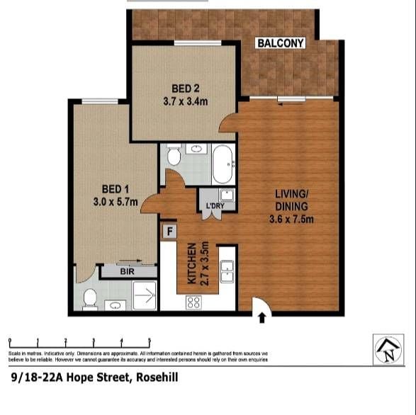Modern 2 Bedroom Unit In Perfect Location!