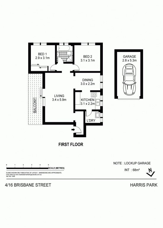 Two Bedroom Apartment in Sought After Location