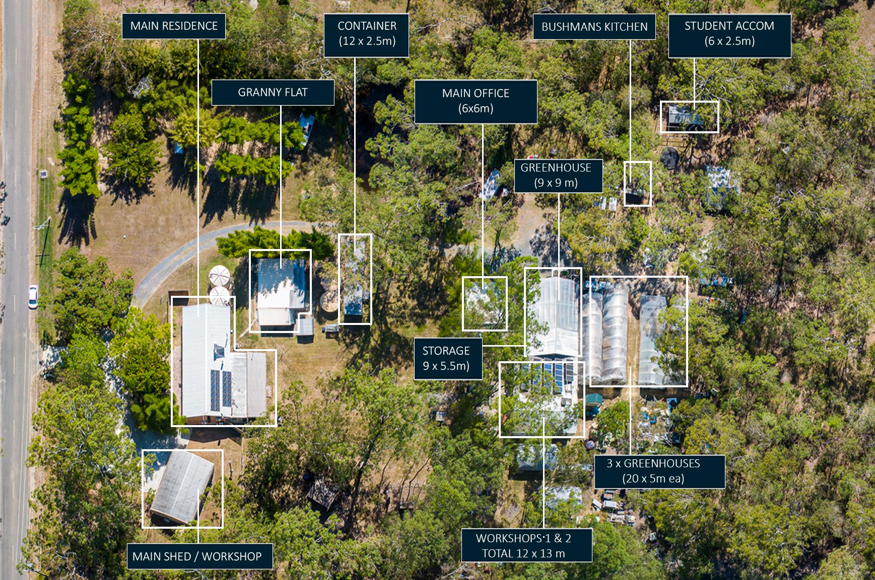 10 Acre Property with Main House & Granny Flat