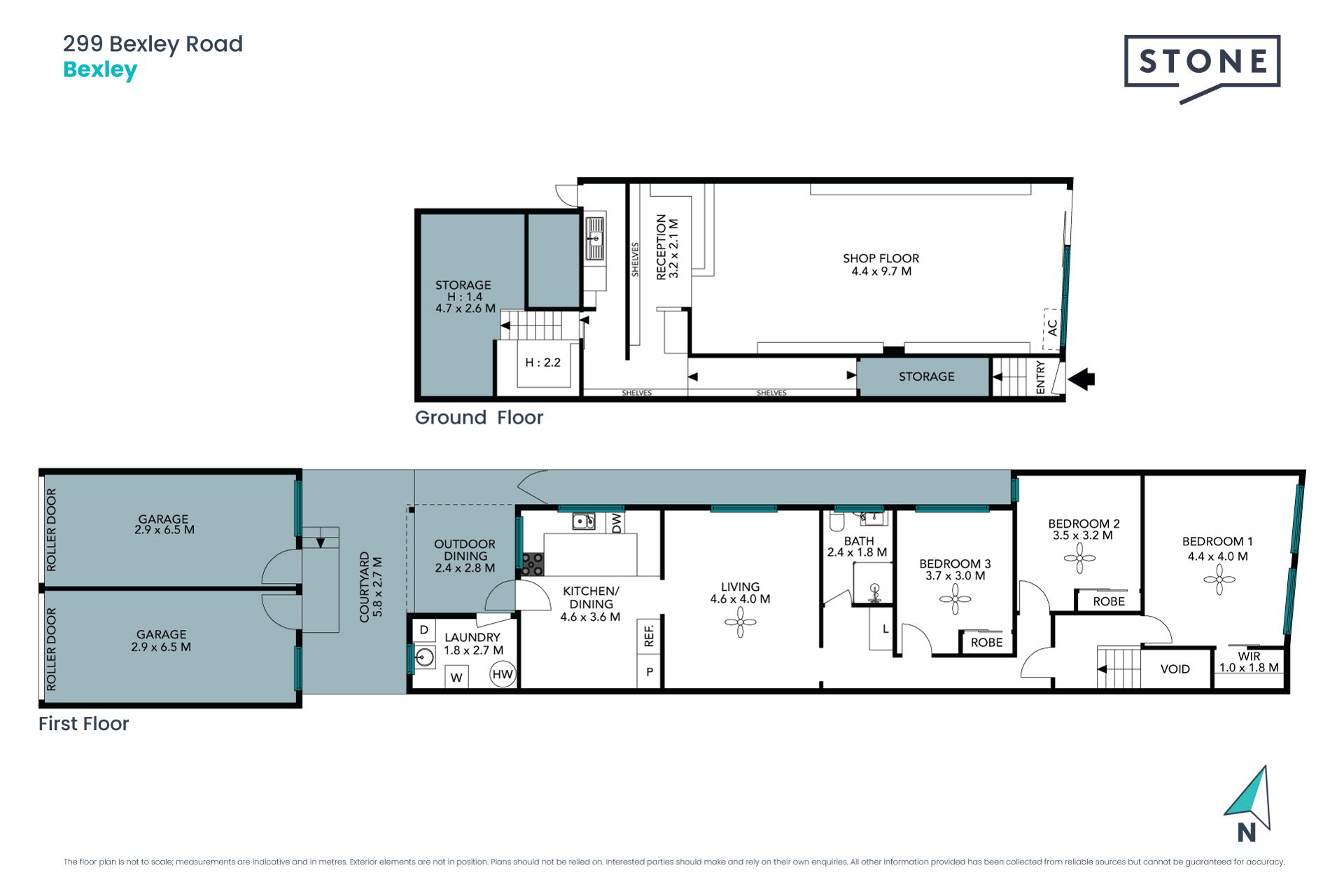 Dual income shop plus residences
