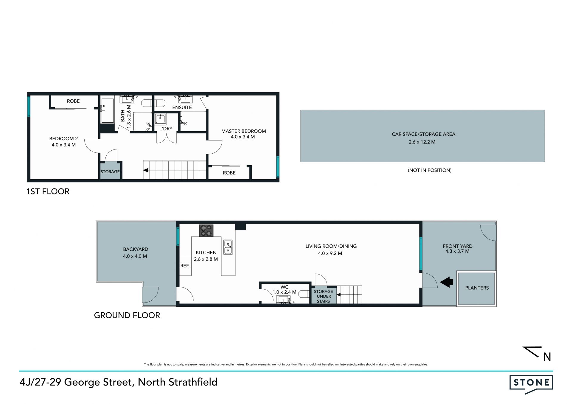 Outstanding townhouse style apartment