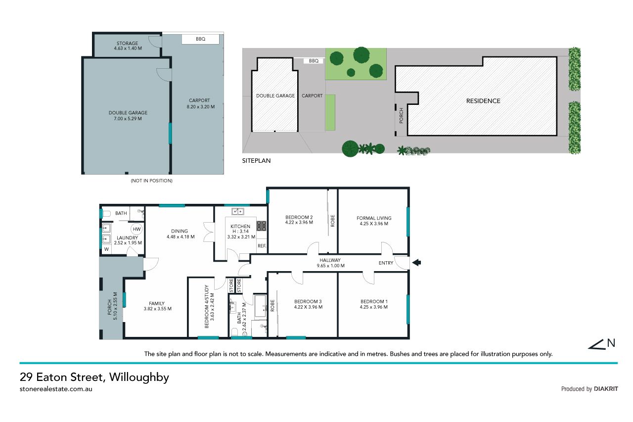 Superb level block with a rear north aspect