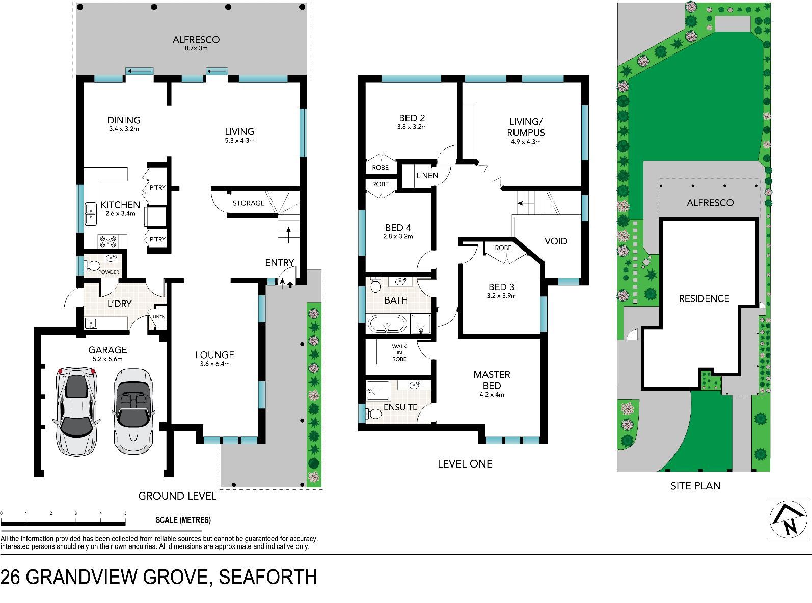 Sophisticated north facing family haven