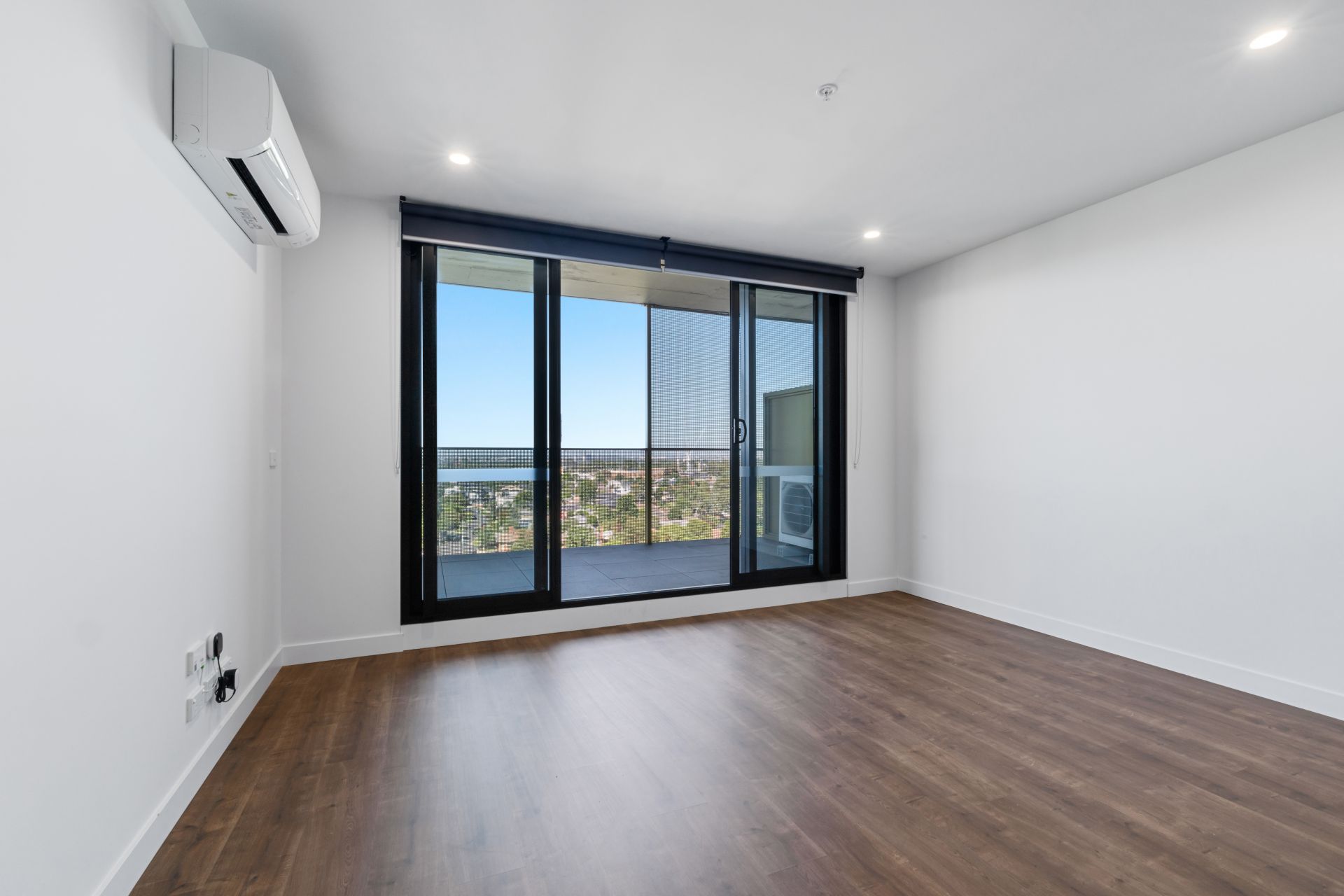 Modern Apartment with City Skyline Views
