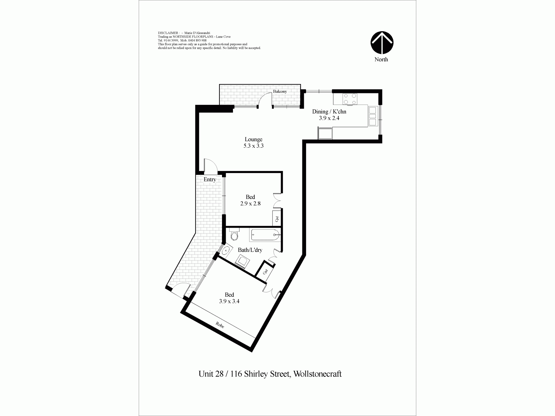 SOLD BY TERASE CALLIGEROS 0418 245 874