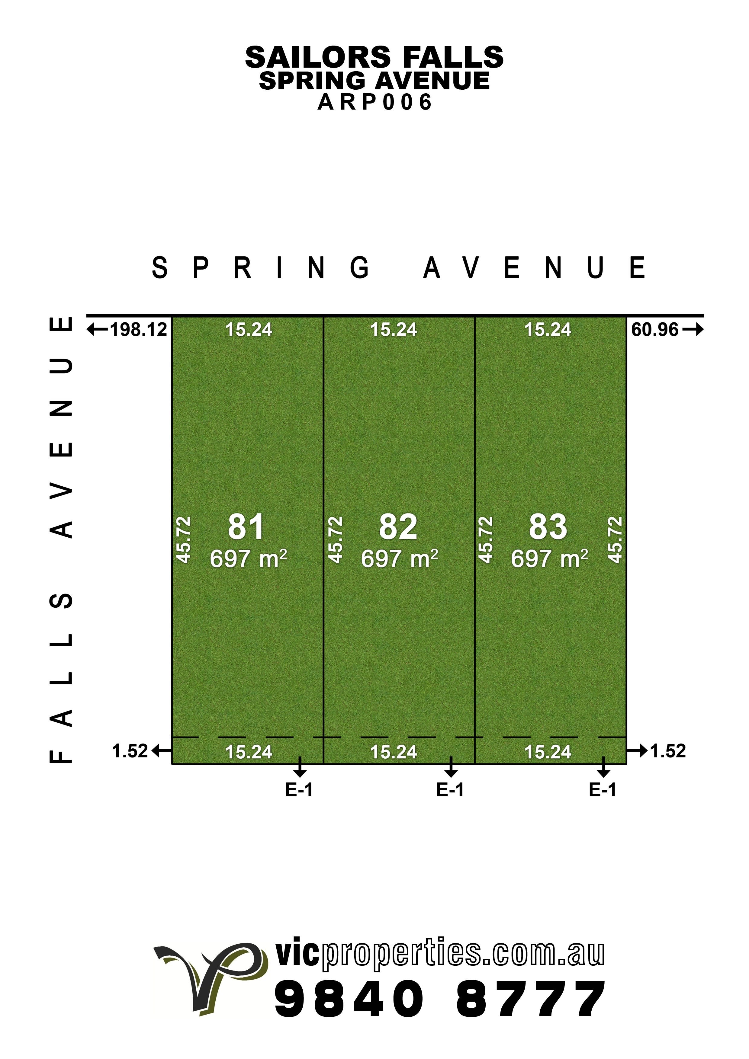 Lots 81-83/ Spring Avenue, Sailors Falls VIC 3461