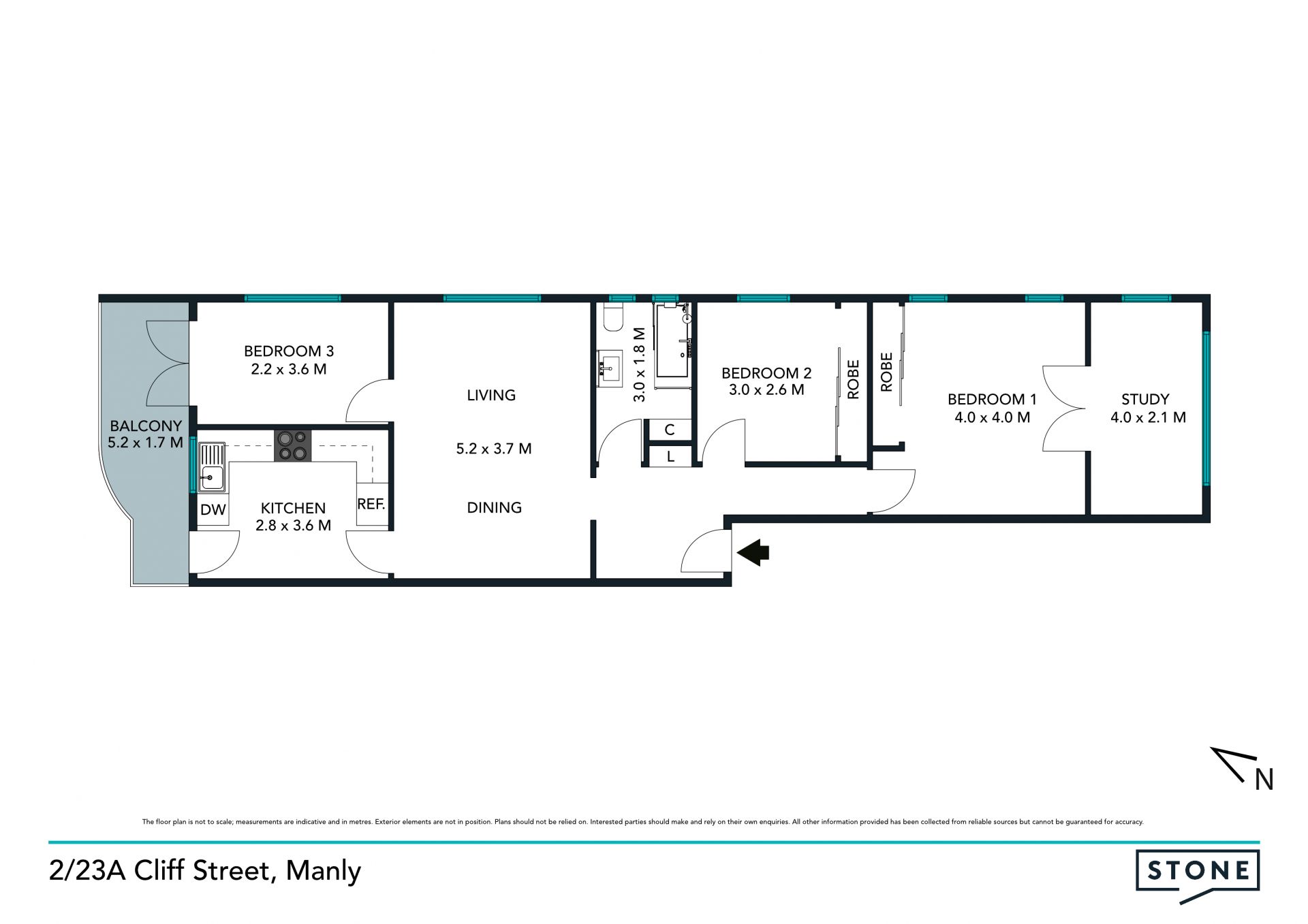 Boutique character apartment on the Eastern Hill