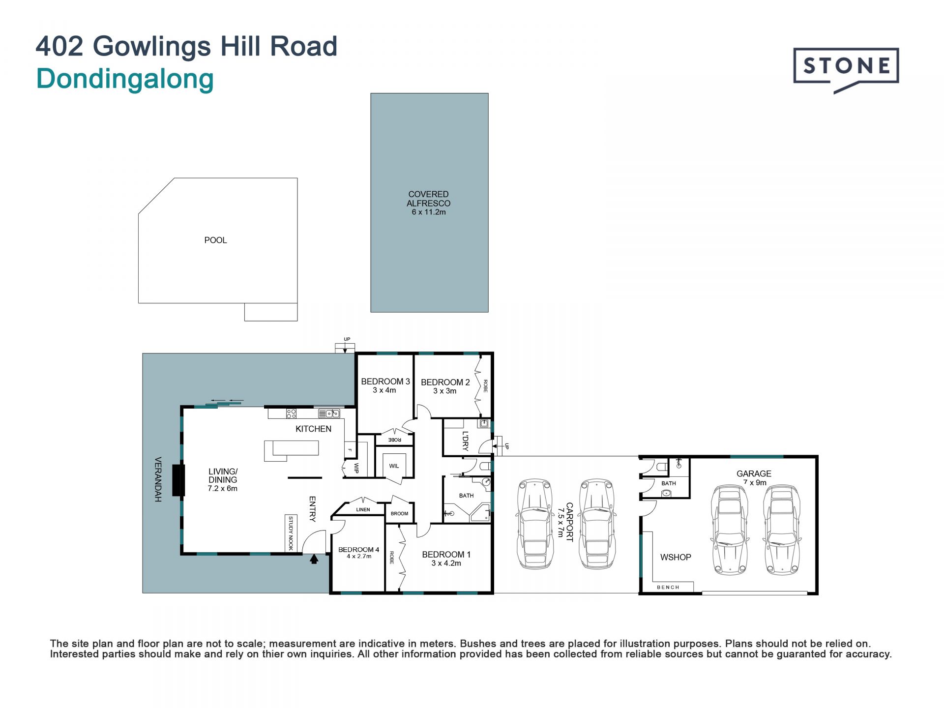 Gorgeous Family Home: 4-Bedrooms, Pool on 1Ha (2.5Ac) in Dondingalong