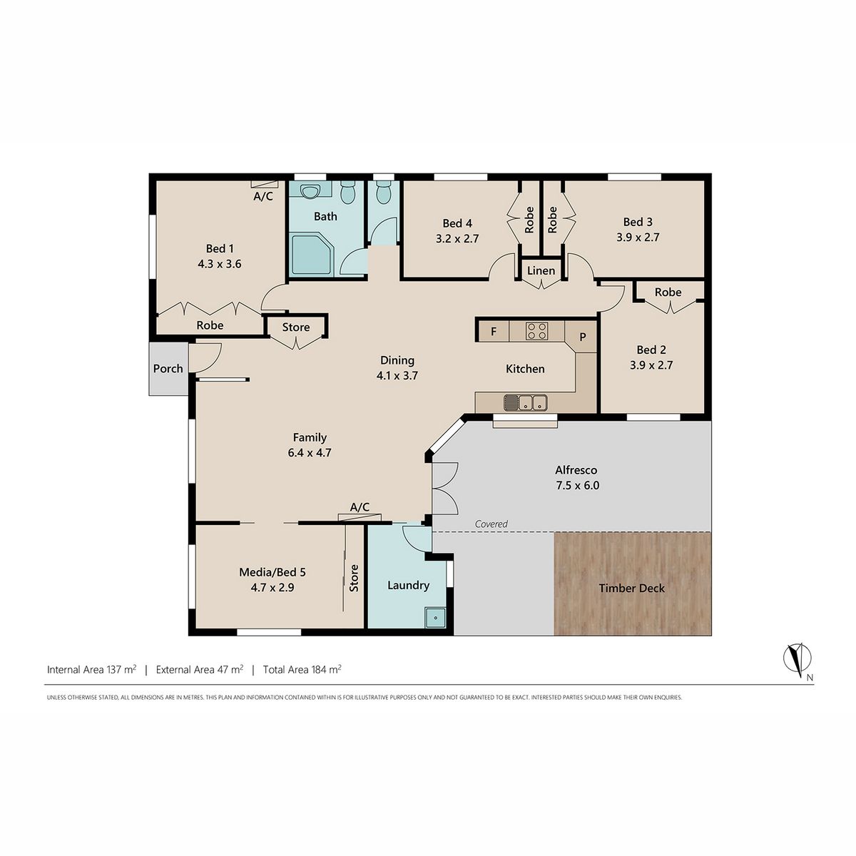 2 LIVING AREAS + SWIMMING POOL