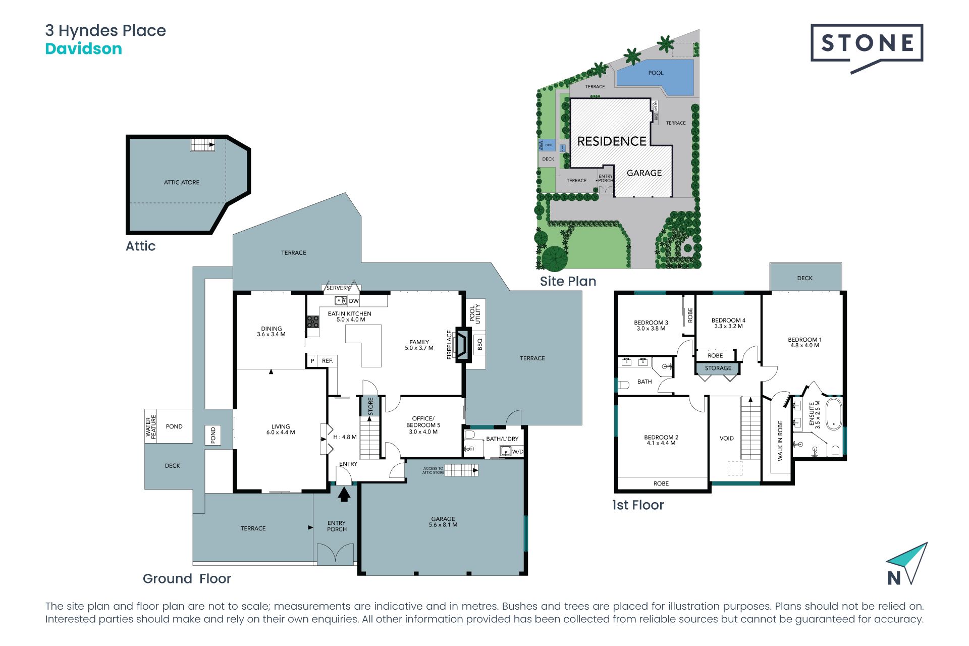 Exceptional family entertainer with north-facing backyard