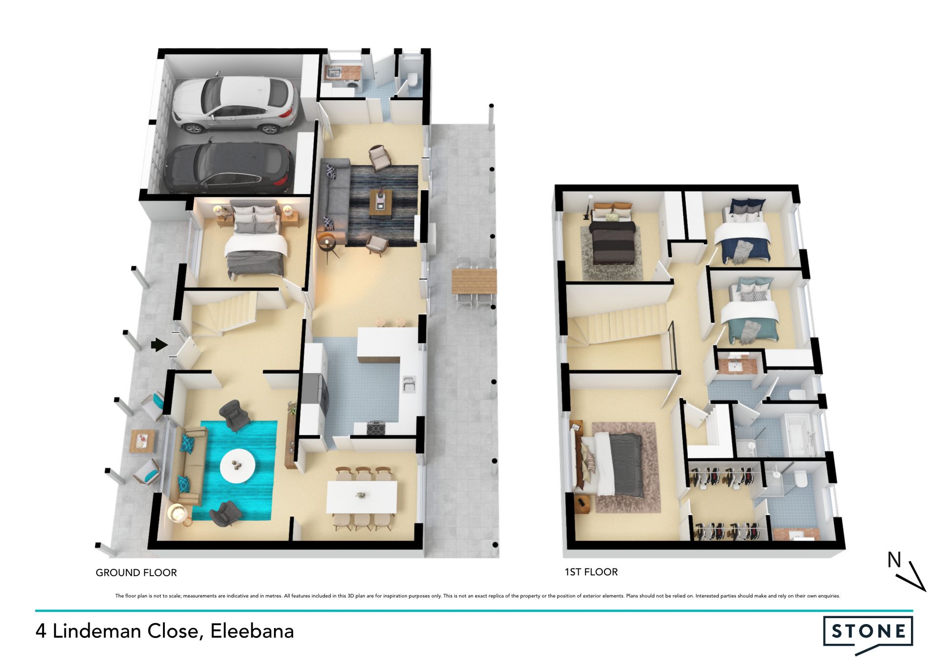 Spacious family living with pool