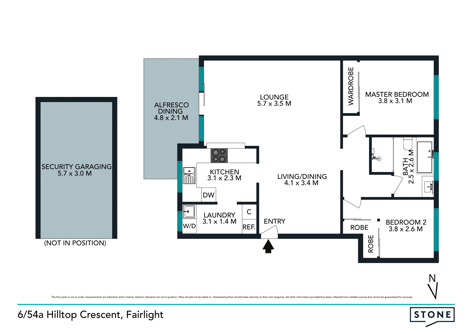 Spacious garden apartment in lifestyle location