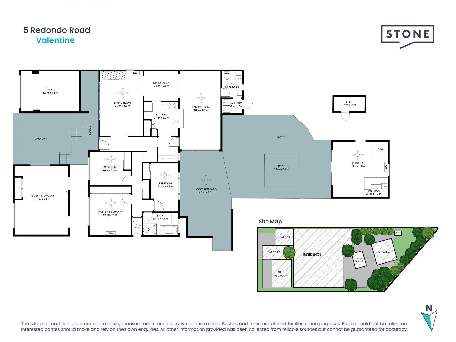 Immaculate home with guest accommodation/secure workshop and spa cabana