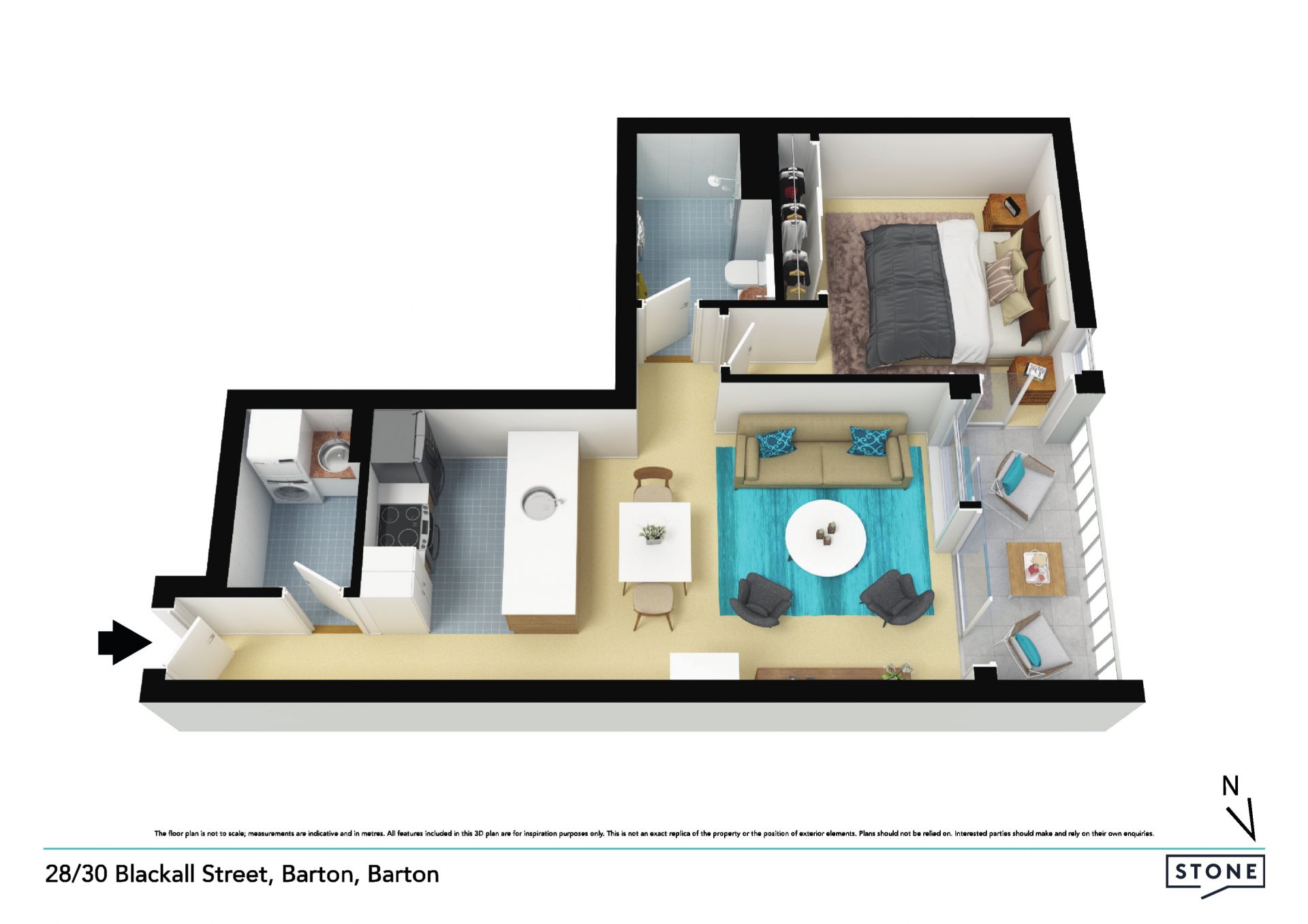 Immaculate one bedroom apartment