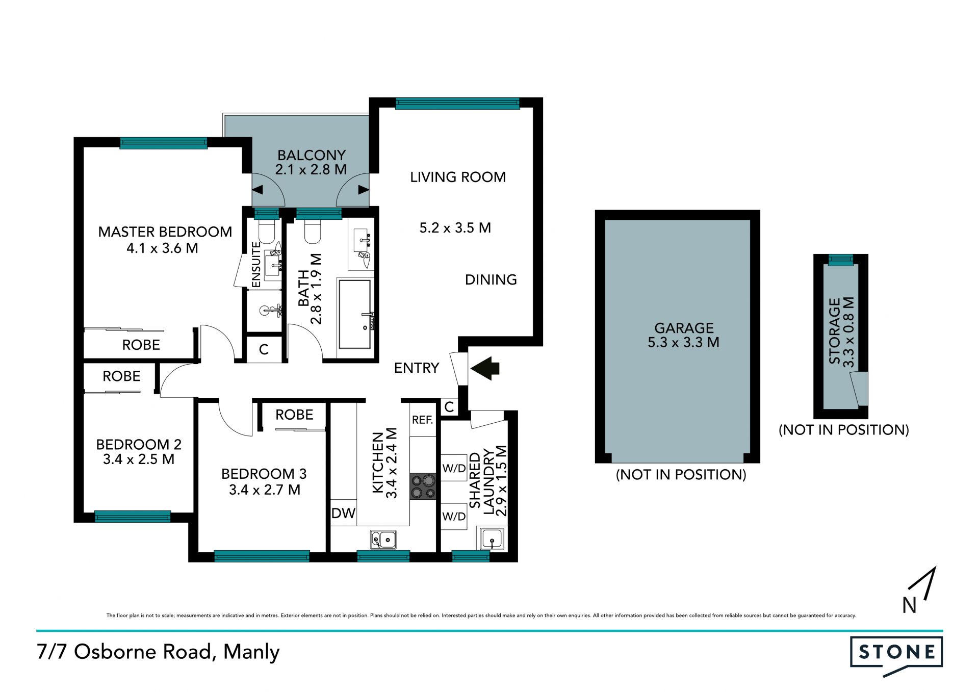 Beautifully presented apartment on Eastern Hill