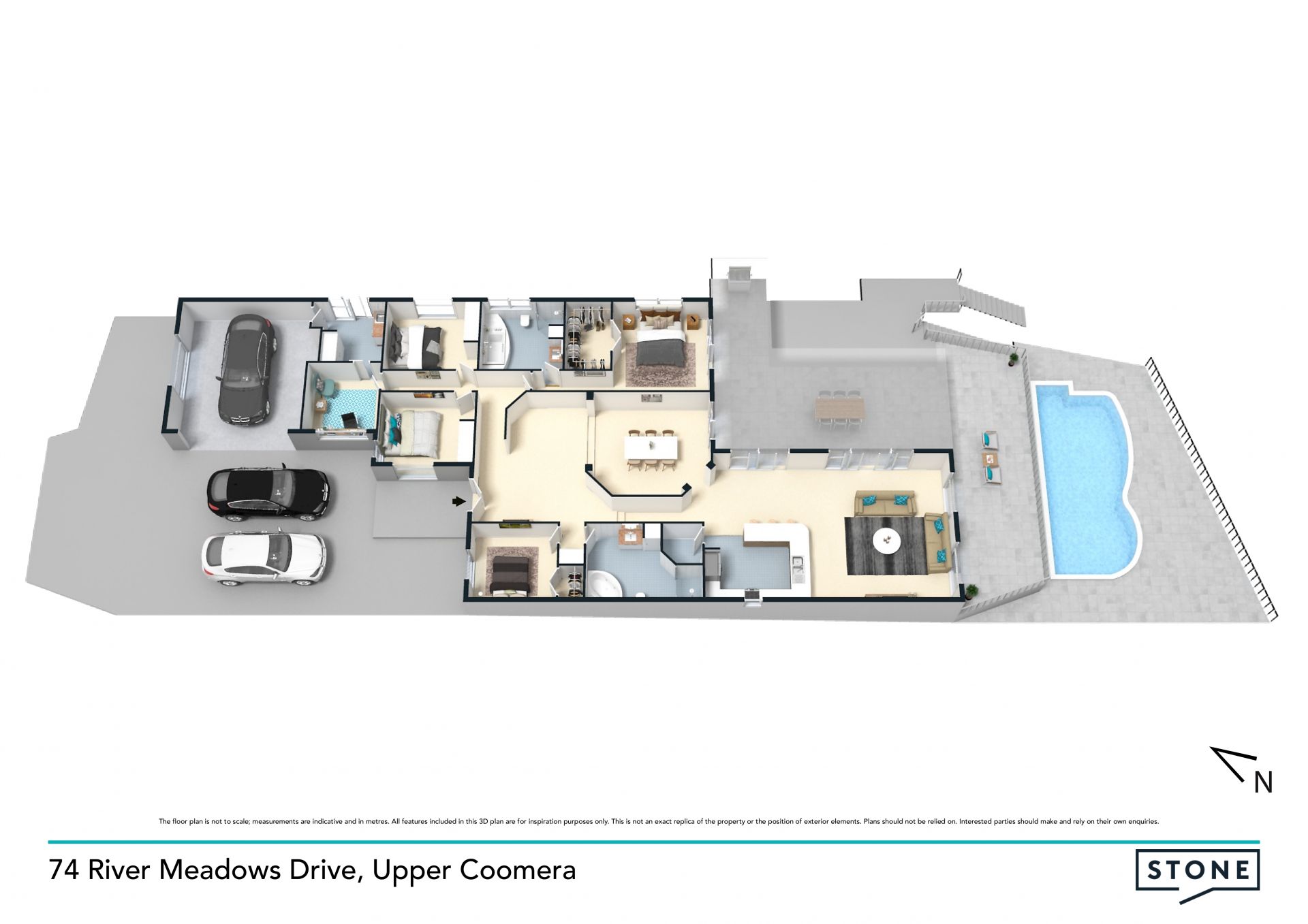 Riverside residential resort