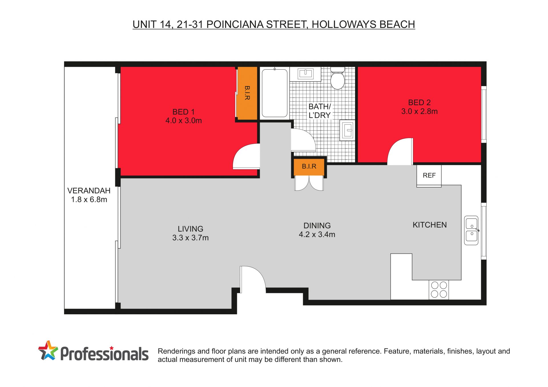 2 Bedroom unit - so close to the beach!