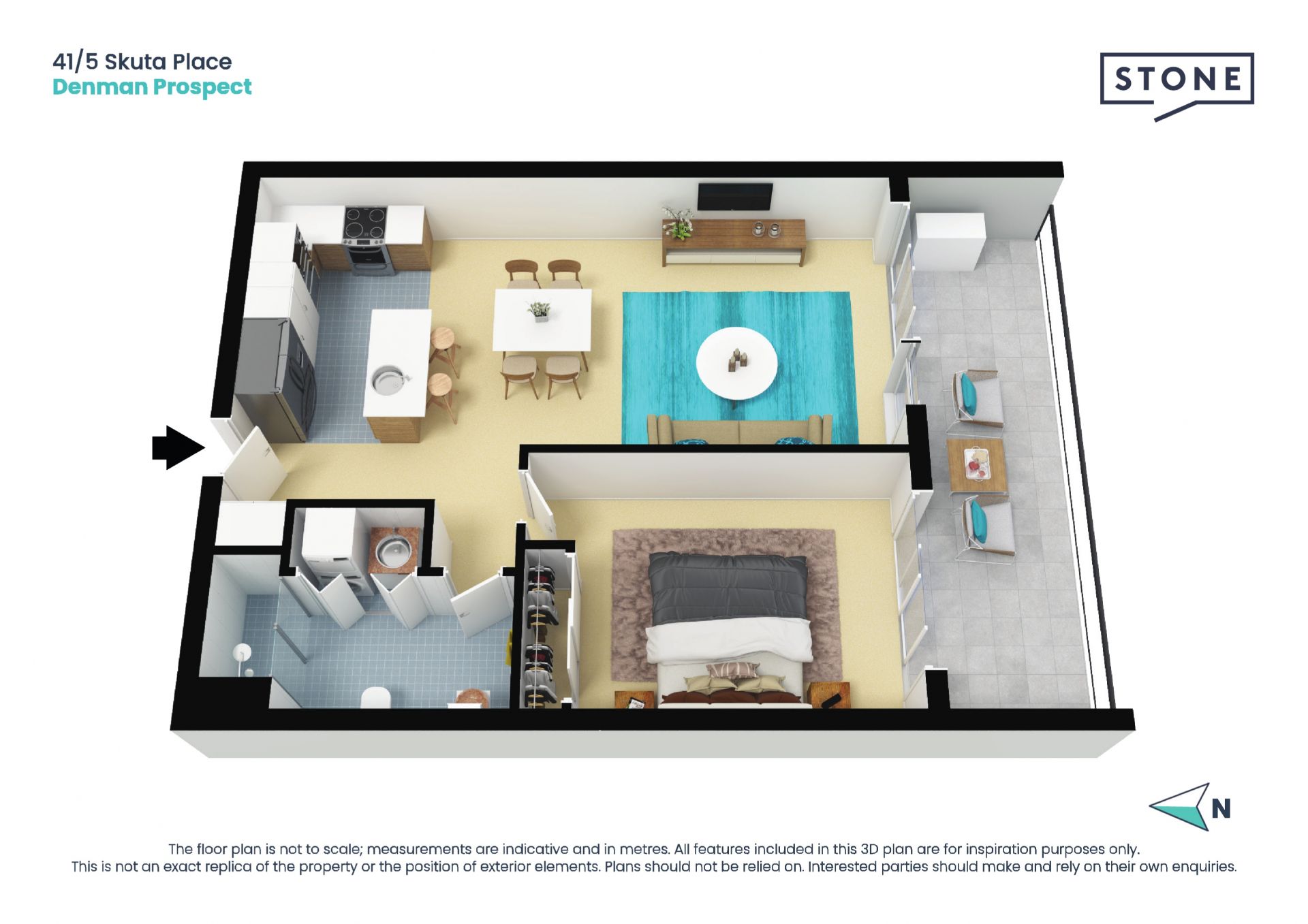 Immaculate apartment in the exclusive Denman Prospect